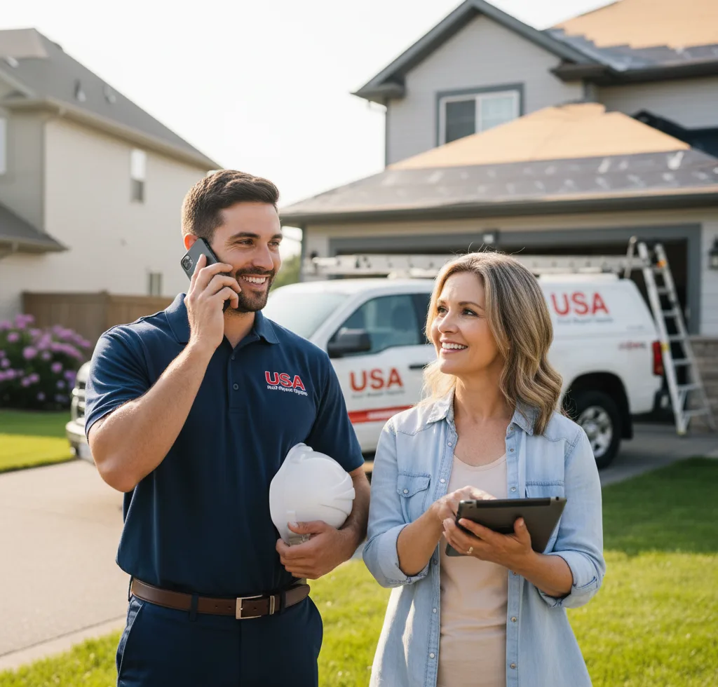 USA Roof Repair Experts customer support in Rittman